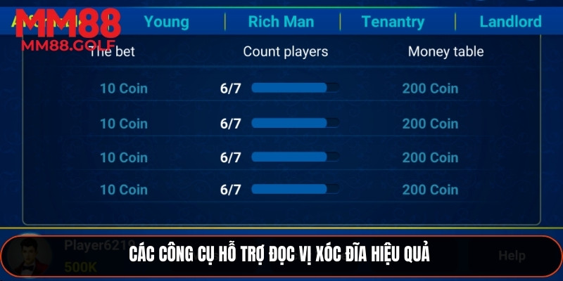 Các phương tiện hỗ trợ hiệu quả hiện nay trong đọc vị xóc đĩa